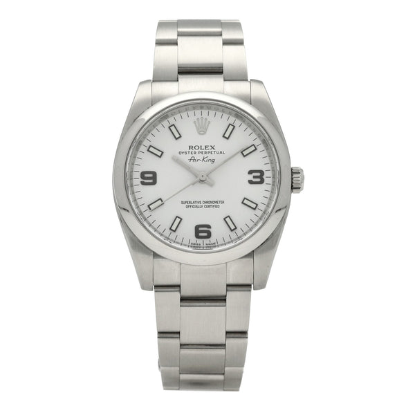 Air-King 114200 - Gents Watch - White Dial - 2012