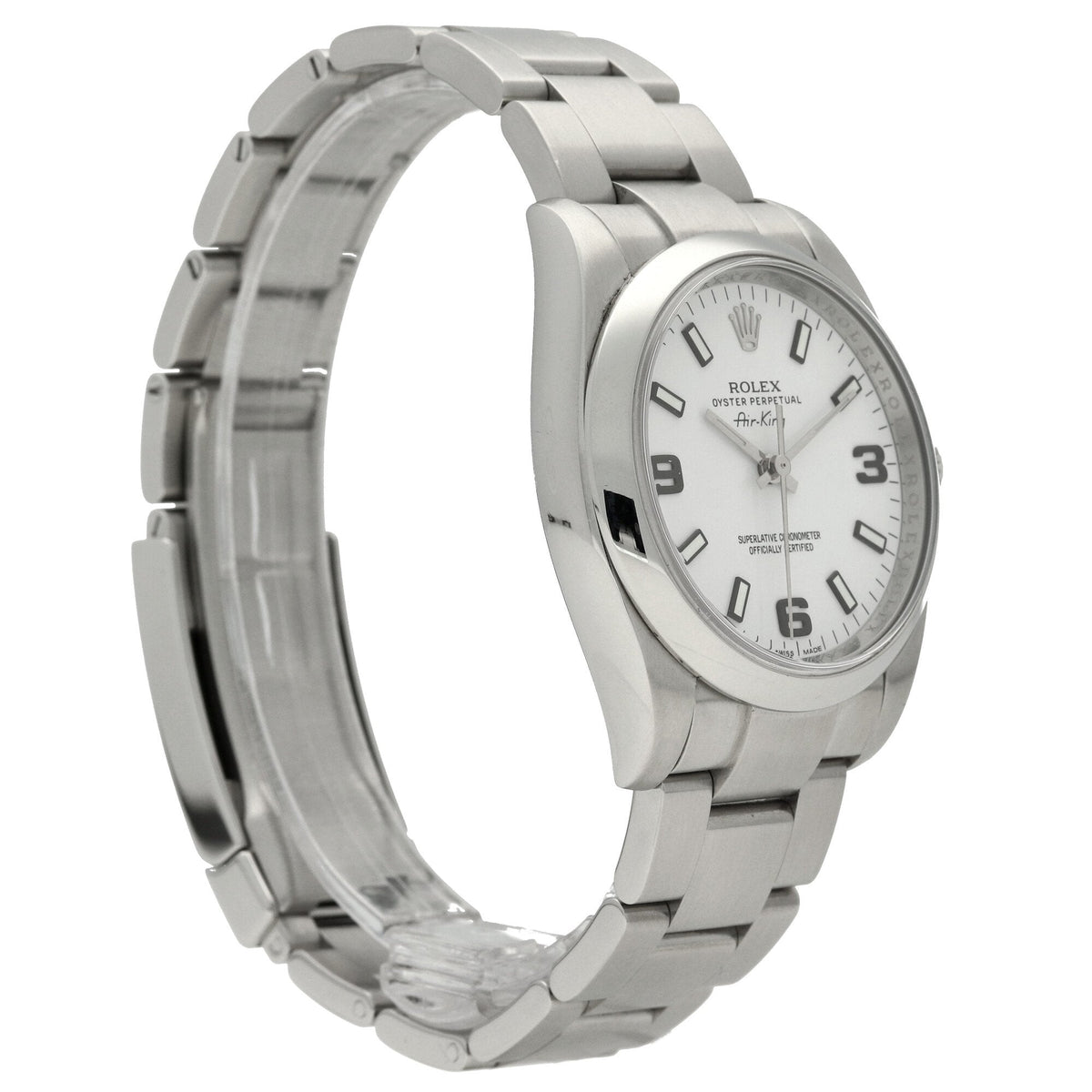 Air-King 114200 - Gents Watch - White Dial - 2012