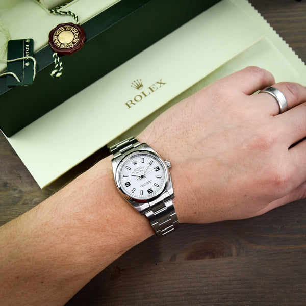 Air-King 114200 - Gents Watch - White Dial - 2012