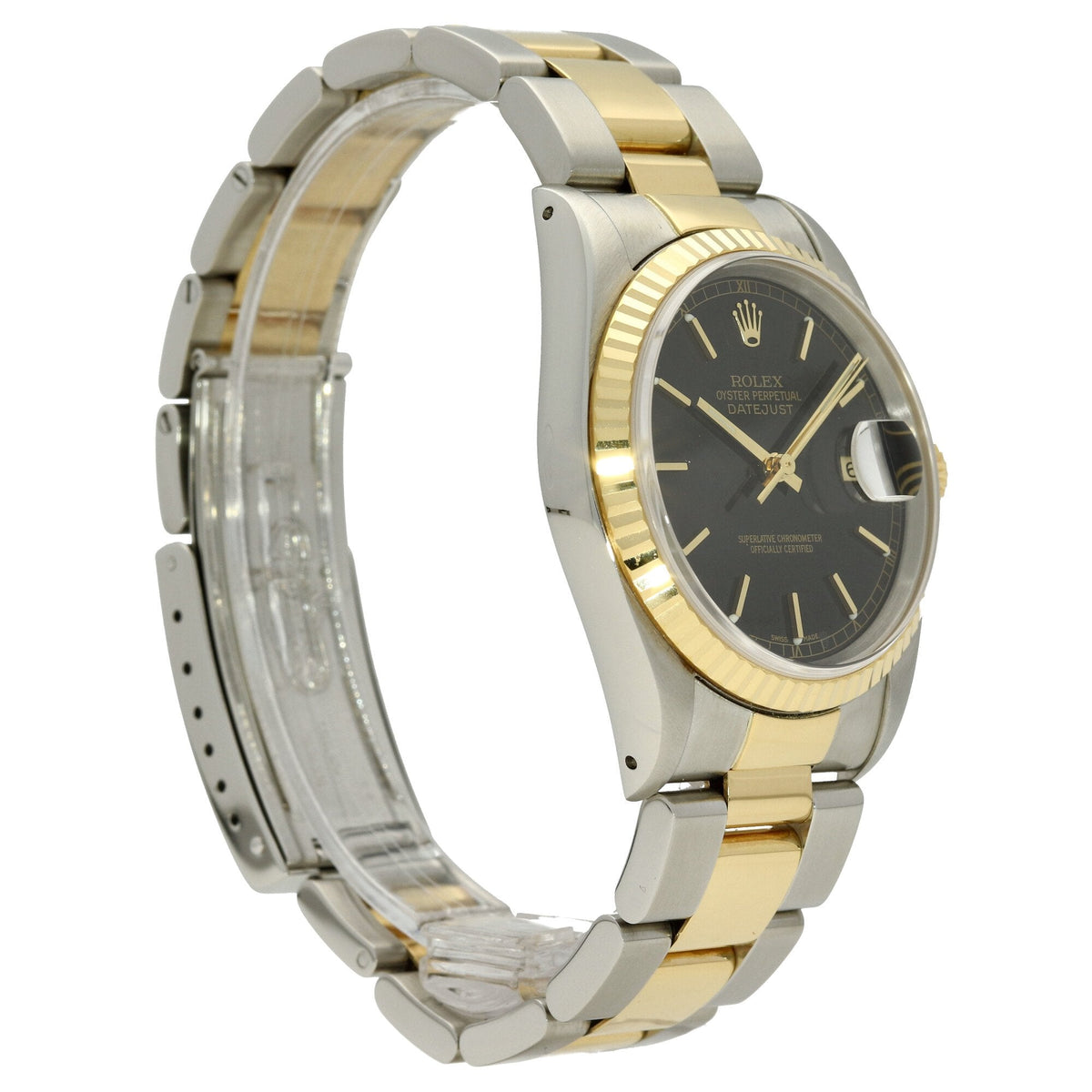 Datejust 16233 - Gents Watch - Black Dial - 1990