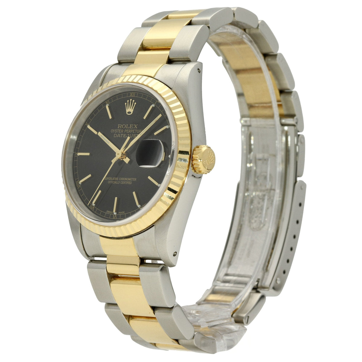 Datejust 16233 - Gents Watch - Black Dial - 1990