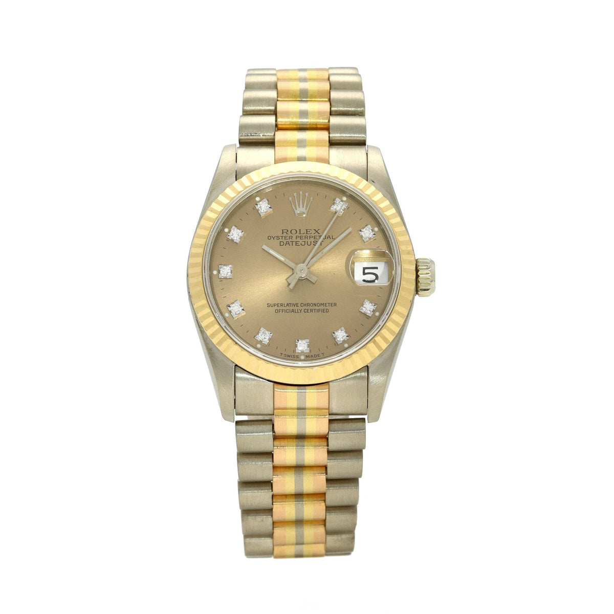 Datejust 68279 - 18ct Gold Tridor - 2006