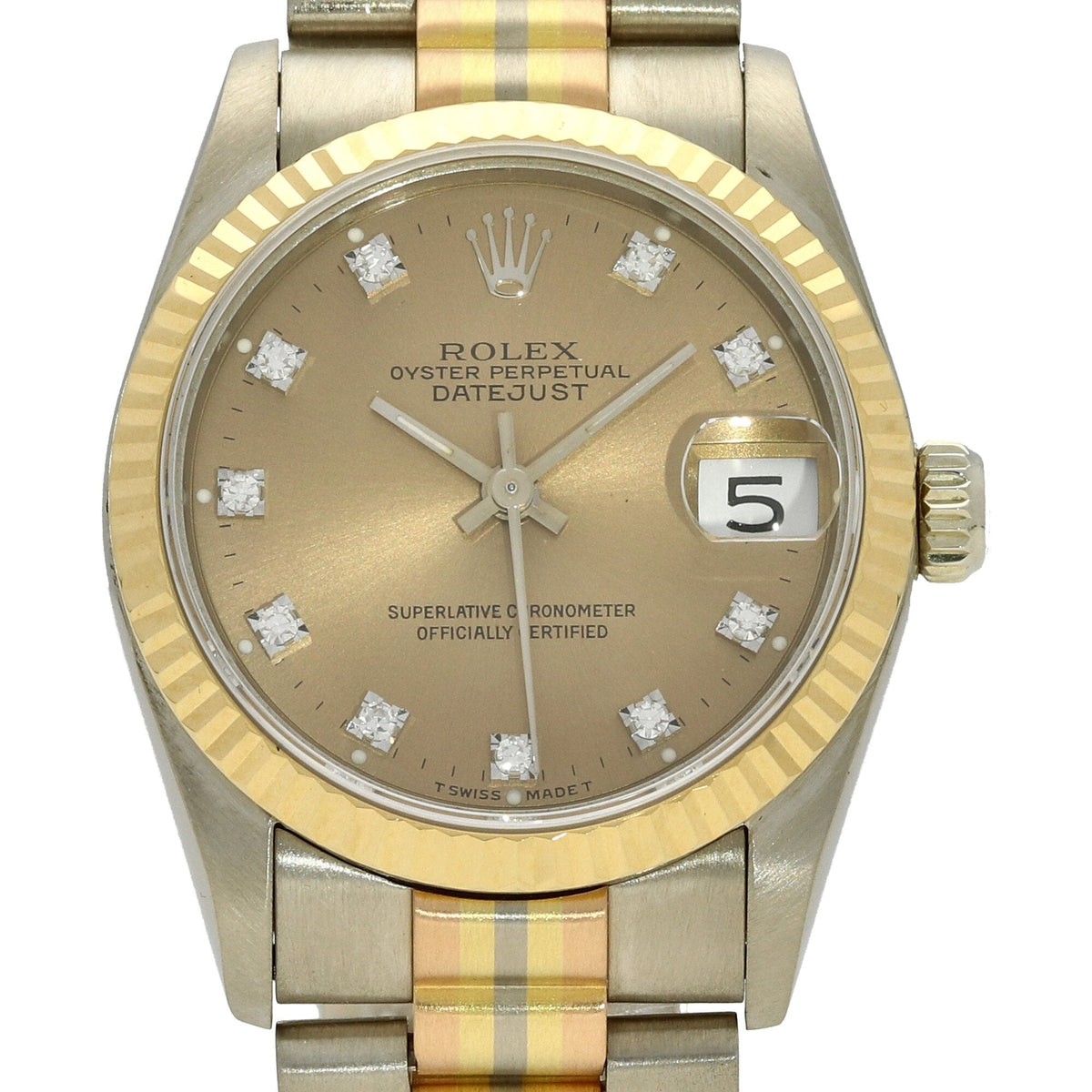 Datejust 68279 - 18ct Gold Tridor - 2006