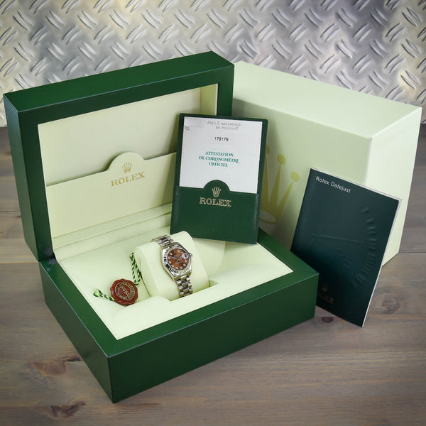 Datejust 179179 - White Gold Watch - Diamond Dial - 2003