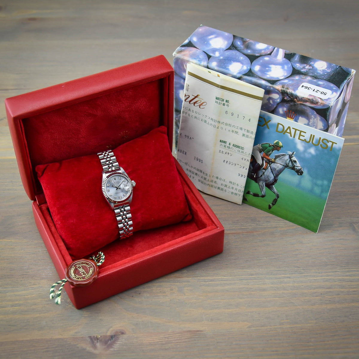 Datejust 69174 - Silver Diamond Dial - 1995