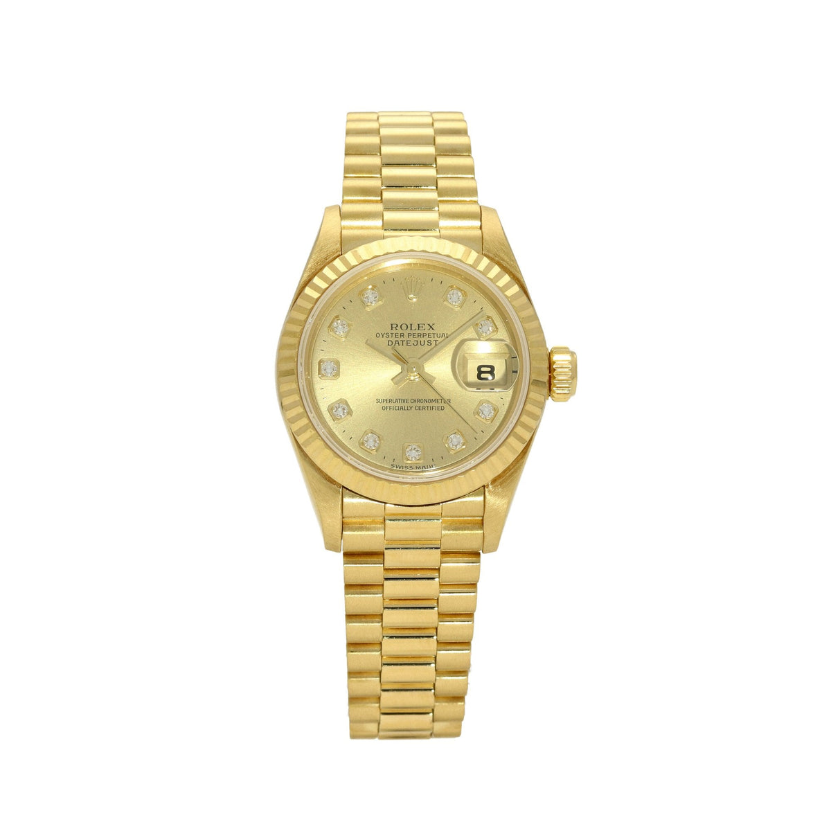 Datejust 69178 - 18ct Gold - Original Diamonds - 1995