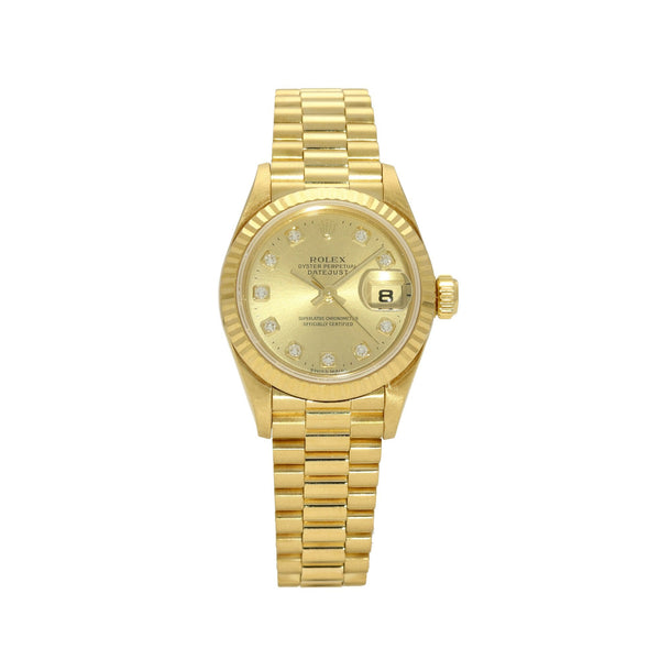 Datejust 69178 - 18ct Gold - Original Diamonds - 1995