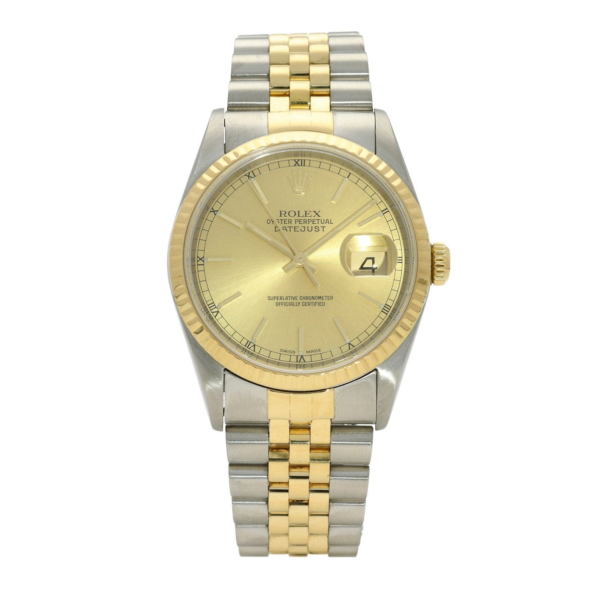 Datejust 16233 - Champagne Dial - 2002