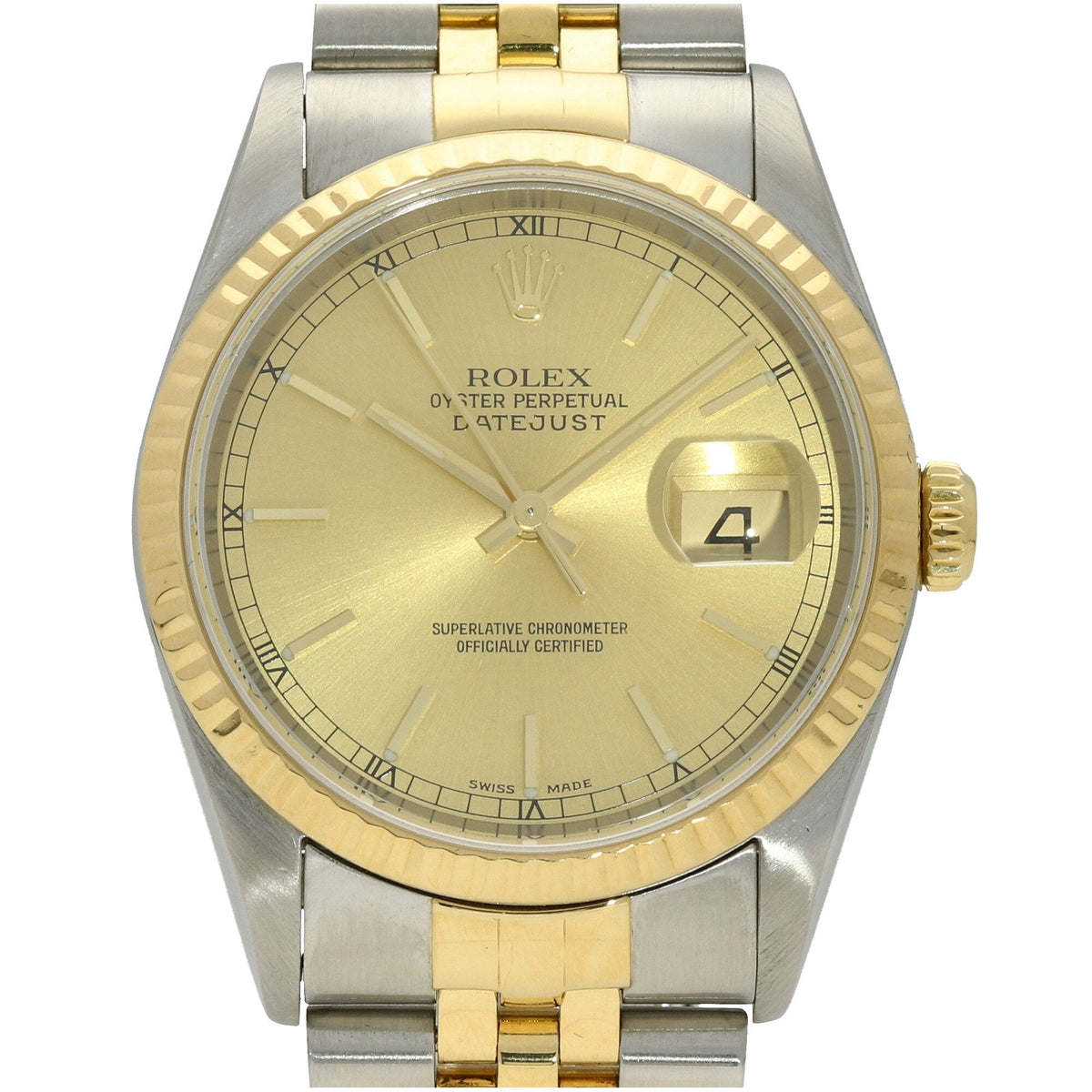 Datejust 16233 - Champagne Dial - 2002