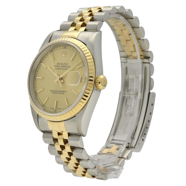 Datejust 16233 - Champagne Dial - 2002