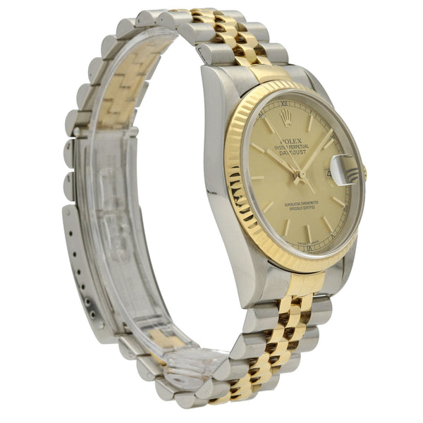 Datejust 16233 - Champagne Dial - 2002