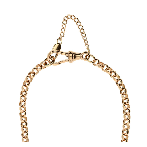 9ct Rose Gold T bar Belcher Chain 20inch -27.3g