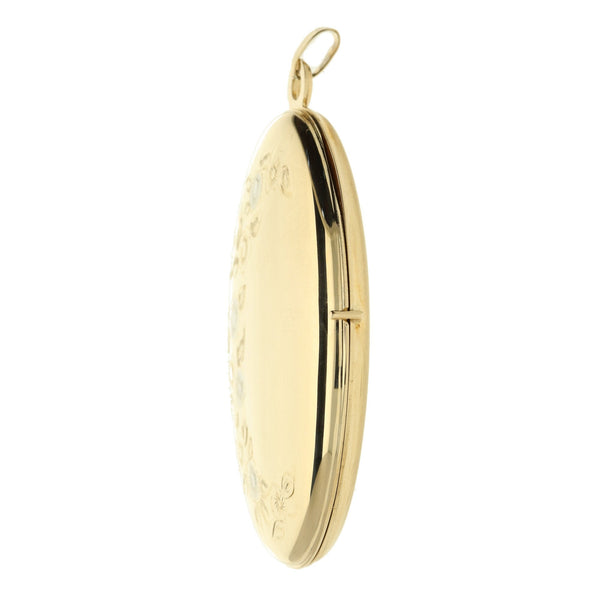 9ct Yellow Gold Locket - 9.6