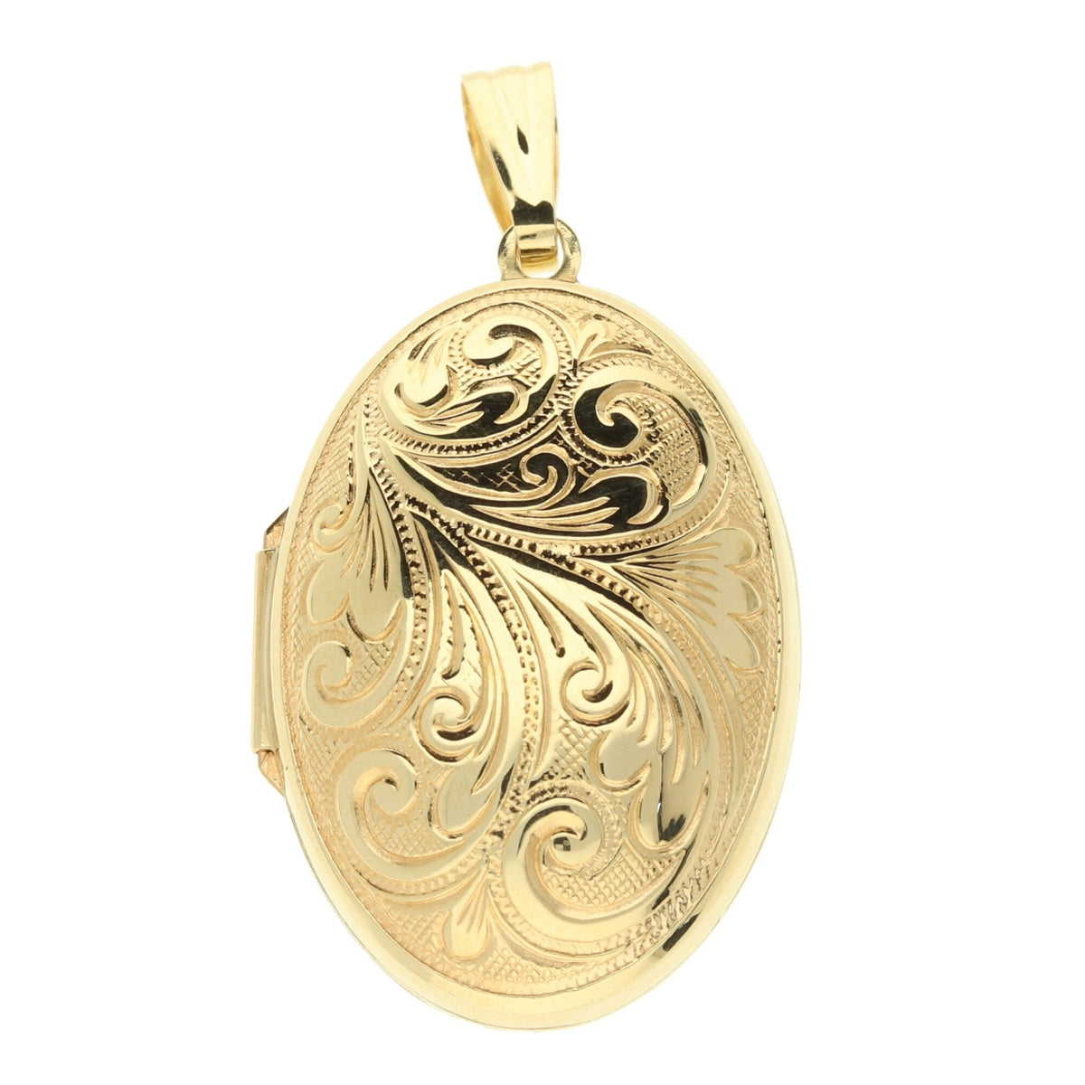 9ct Yellow Gold Medium Domed Locket - 4.0g
