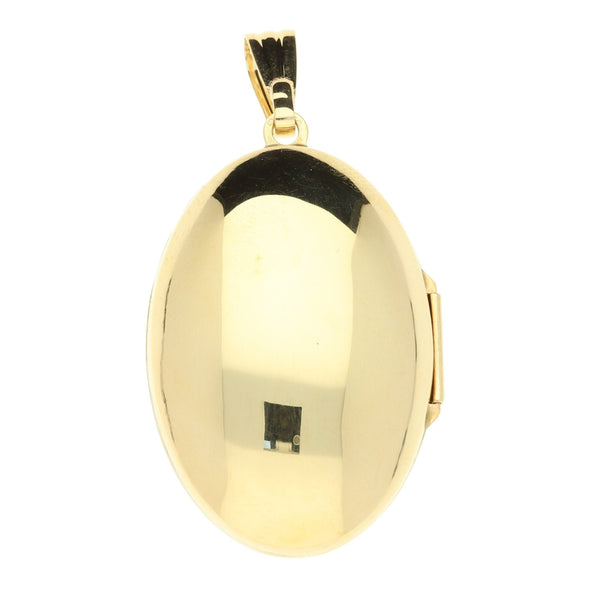 9ct Yellow Gold Medium Domed Locket - 4.0g
