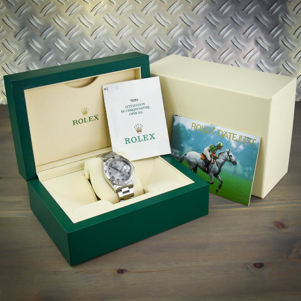 Datejust Turn-O-Graph 16264 - Gents Watch - Silver Dial - 2002