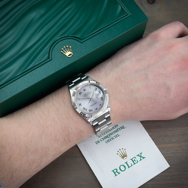 Datejust Turn-O-Graph 16264 - Gents Watch - Silver Dial - 2002