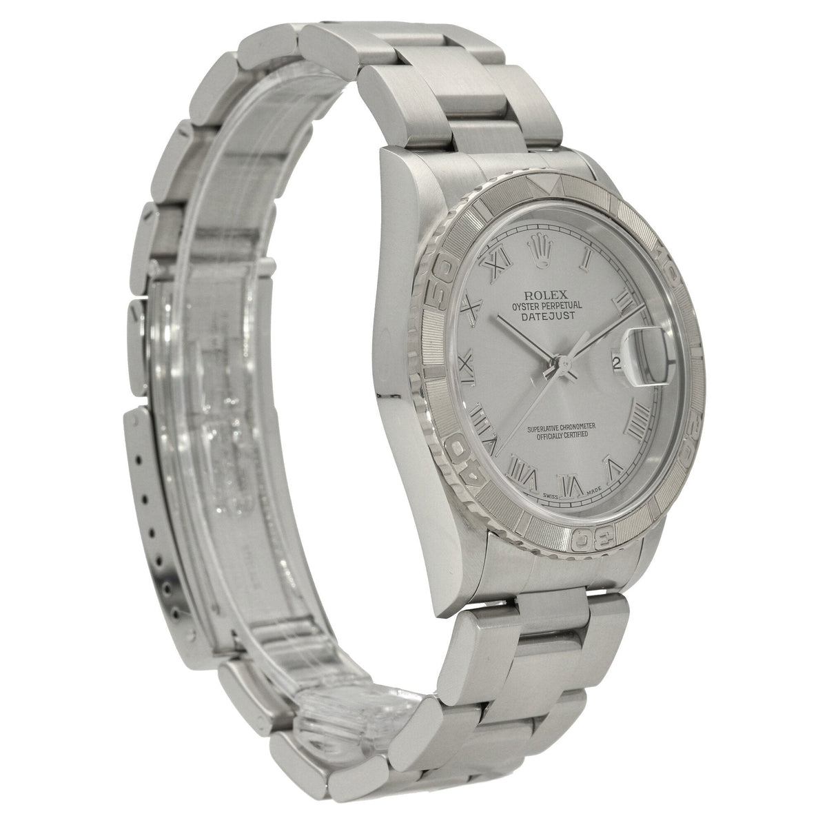 Datejust Turn-O-Graph 16264 - Gents Watch - Silver Dial - 2002