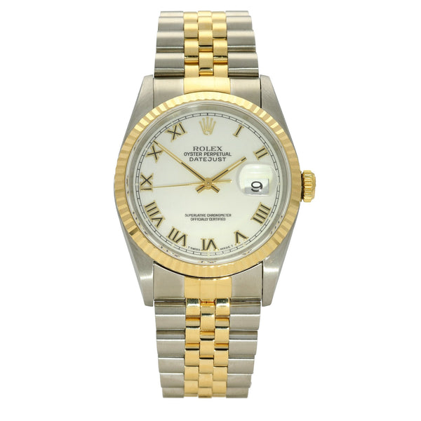 Datejust 16233 - Gents Watch - White Dial - 1999