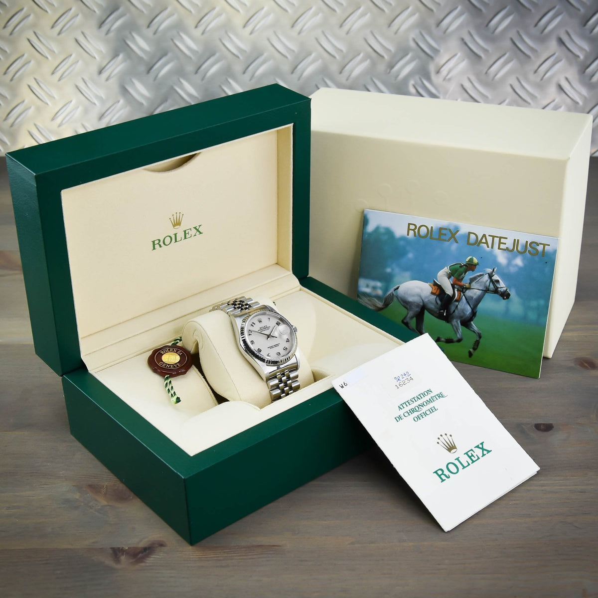 Datejust 16234 - Gents Watch - Cream Jubilee Dial - 1996