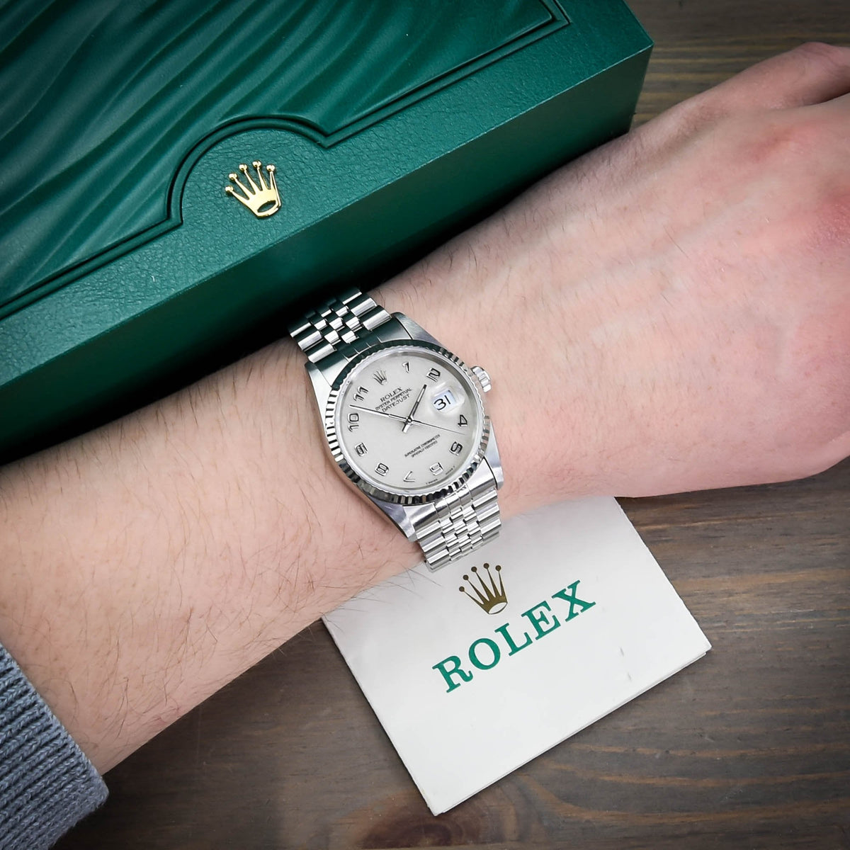 Datejust 16234 - Gents Watch - Cream Jubilee Dial - 1996