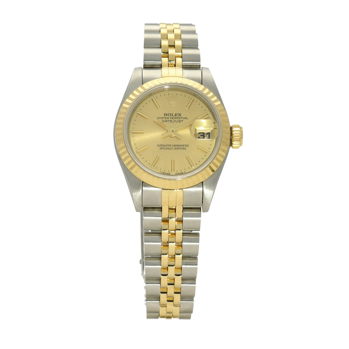 Datejust 69173 - Champagne Baton Dial - 1994