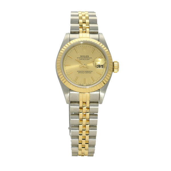 Datejust 69173 - Champagne Baton Dial - 1994