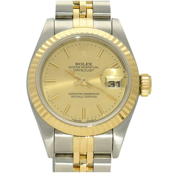 Datejust 69173 - Champagne Baton Dial - 1994