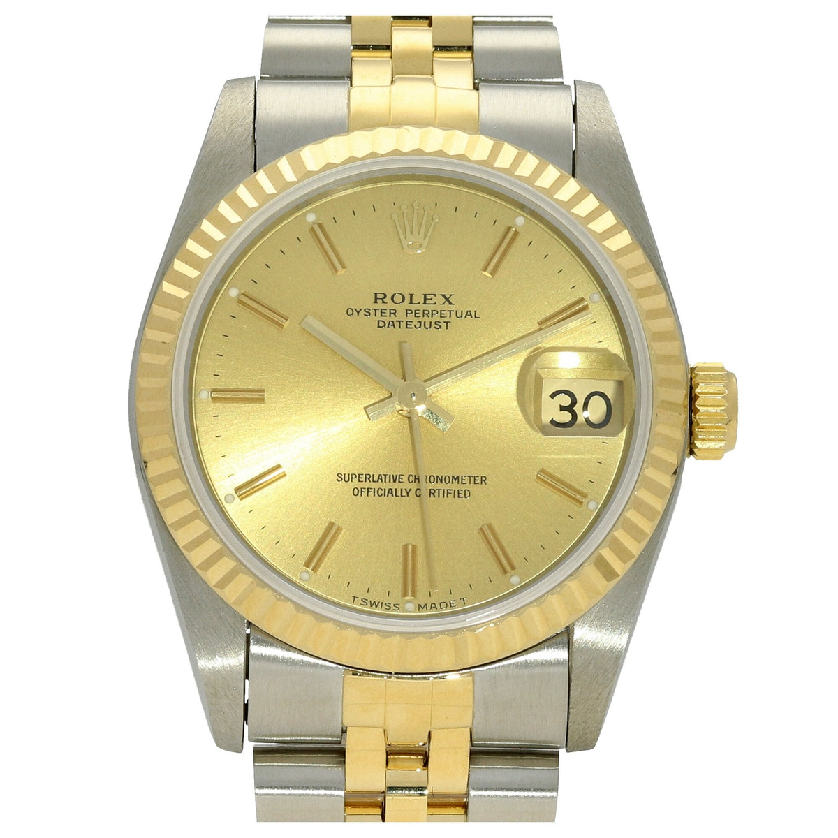 Datejust 68273 - Midsize Watch - Baton Dial - 1998