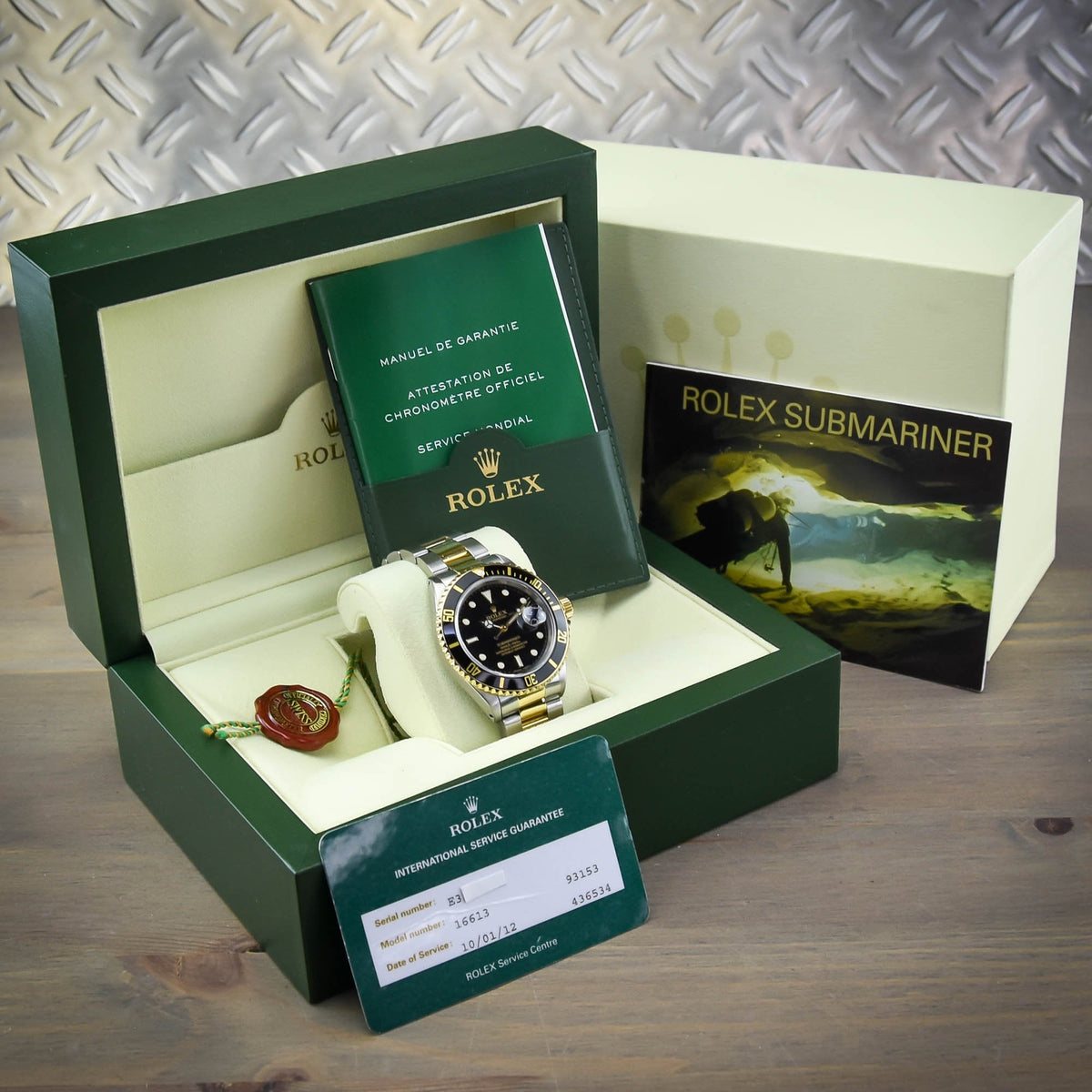 Submariner 16613 - Gents Watch - Black Dial - 1990