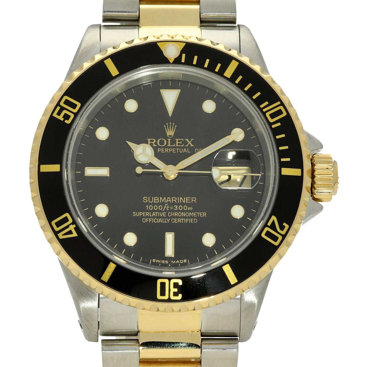 Submariner 16613 - Gents Watch - Black Dial - 1990