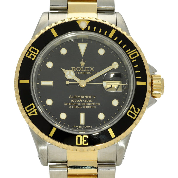 Submariner 16613 - Gents Watch - Black Dial - 1990