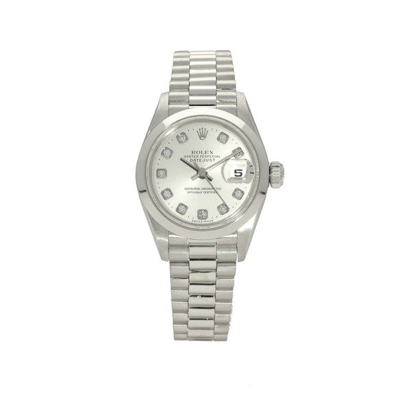 Datejust 79166 - Ladies Platinum Watch - 2000
