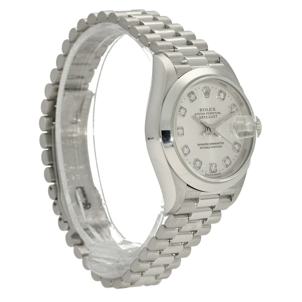 Datejust 79166 - Ladies Platinum Watch - 2000