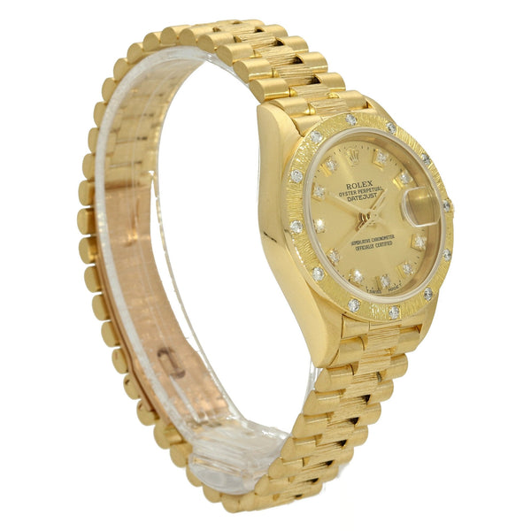 Datejust 69288 - 18ct Gold - Original Diamonds - 1989