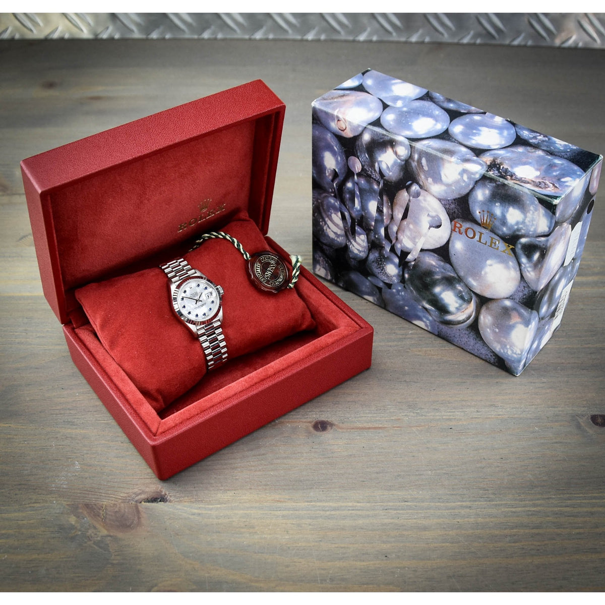 Datejust 79179 - White Gold Ladies Watch - Sapphire Dial - 2001
