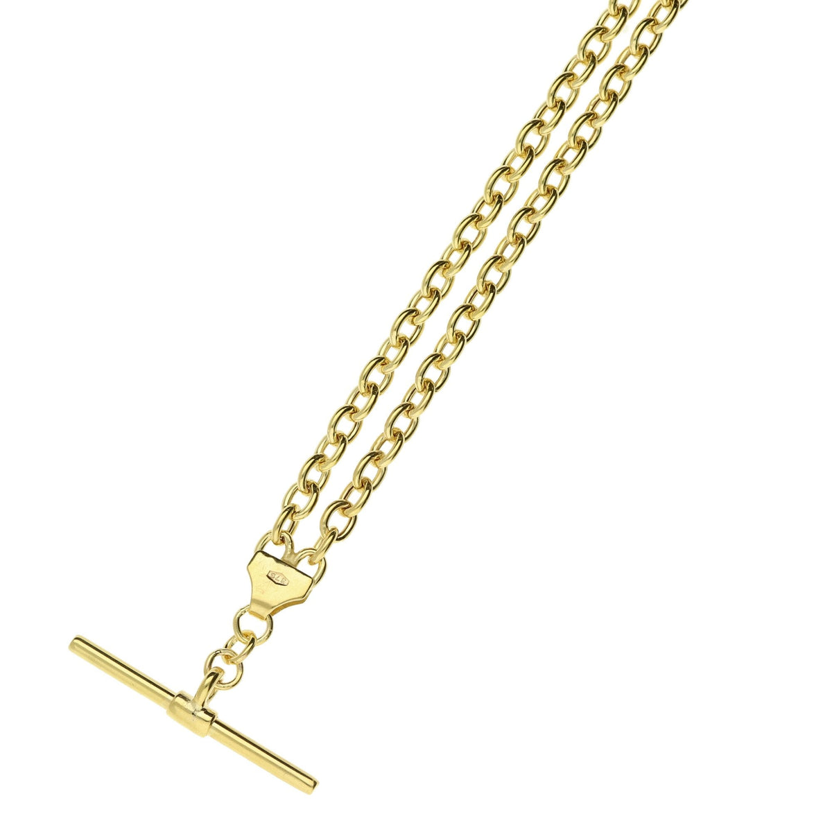 9ct Yellow Gold Love Heart Bracelet - 4.6g