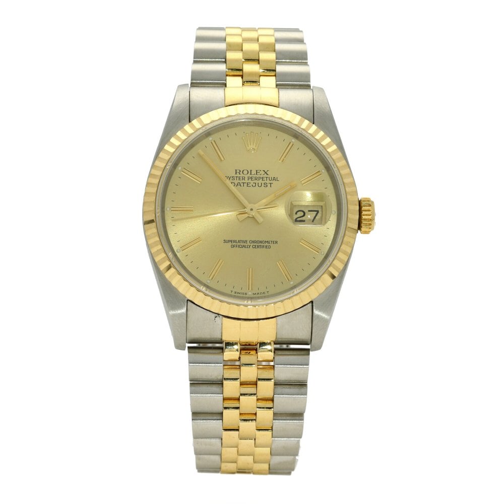 Datejust 16233 - Gents Watch - Baton Dial - 1992.