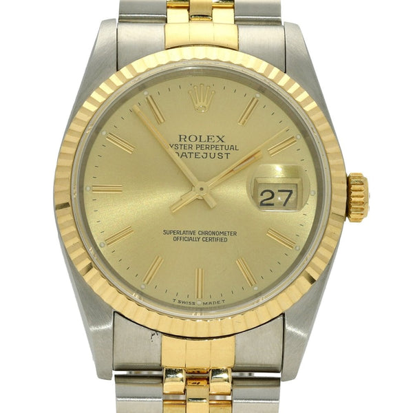 Datejust 16233 - Gents Watch - Baton Dial - 1992.