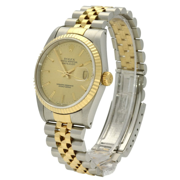 Datejust 16233 - Gents Watch - Baton Dial - 1992.