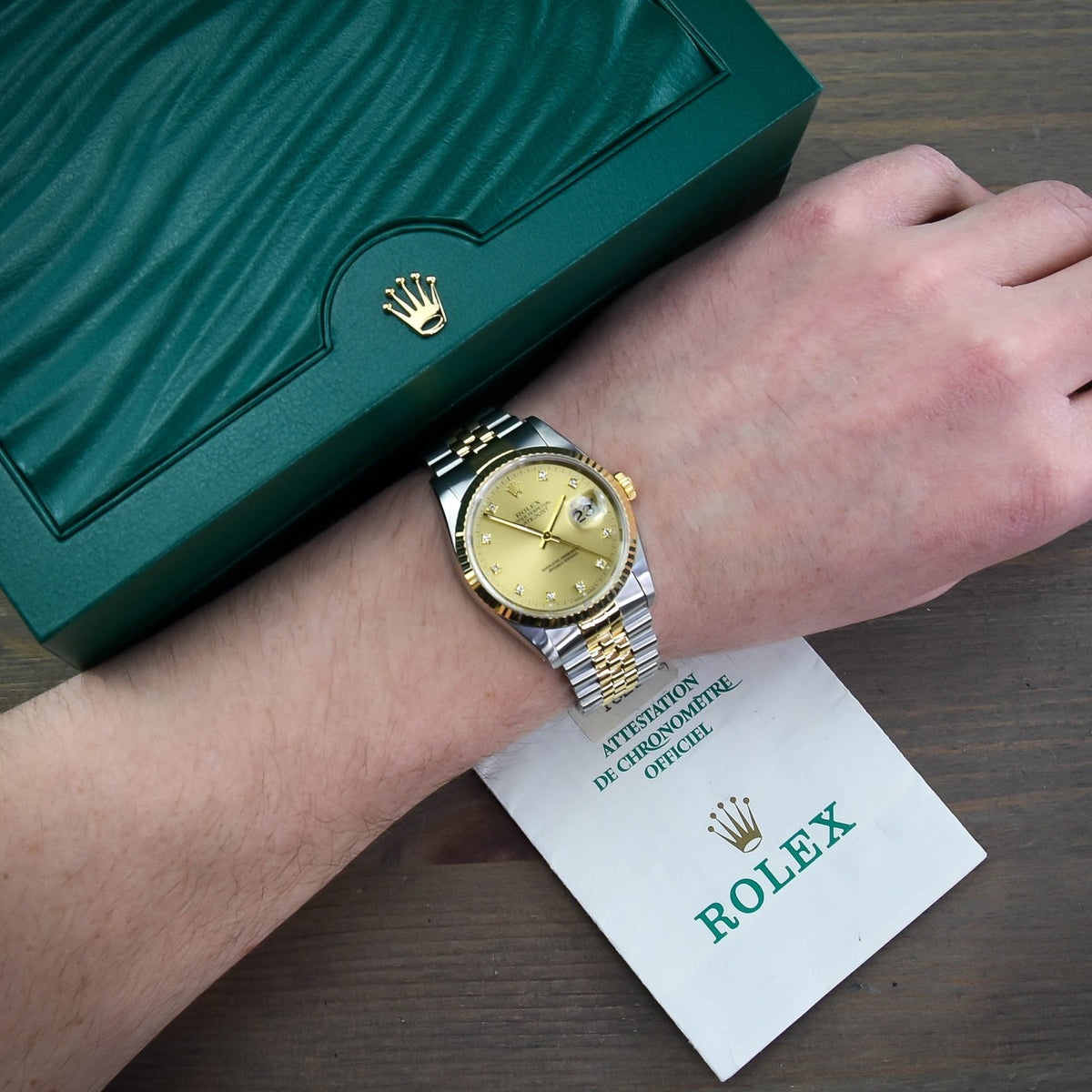 Datejust 16233 - Gents Watch - Diamond Dial - 1991.