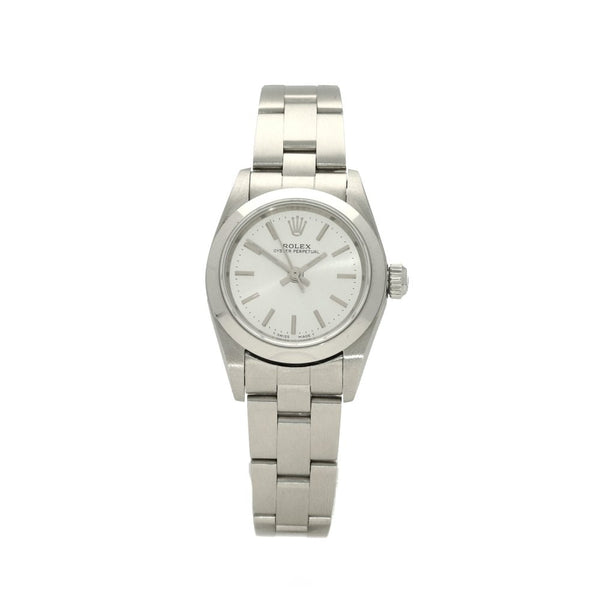 Oyster Perpetual 76080 - Ladies Watch - Silver Dial - 2005