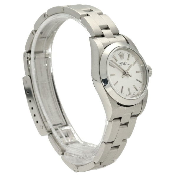 Oyster Perpetual 76080 - Ladies Watch - Silver Dial - 2005