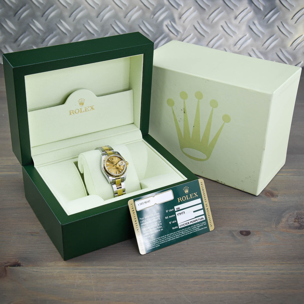 Datejust 179173 Ladies Steel and Gold Watch, 2009