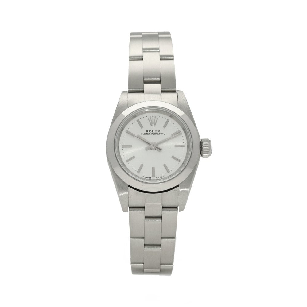 Oyster Perpetual 67180 - Ladies Watch - Silver Dial - 2000