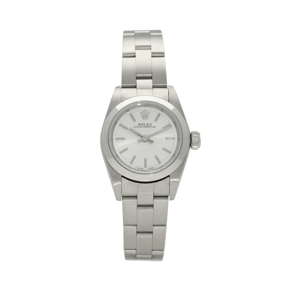 Oyster Perpetual 67180 - Ladies Watch - Silver Dial - 2000