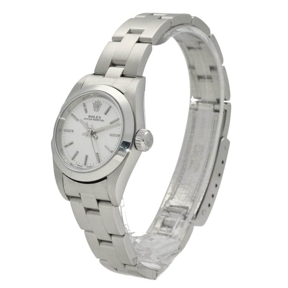 Oyster Perpetual 67180 - Ladies Watch - Silver Dial - 2000