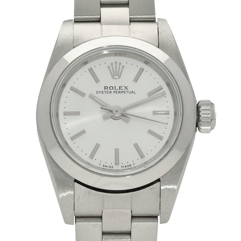 Oyster Perpetual 67180 - Ladies Watch - Silver Dial - 2000