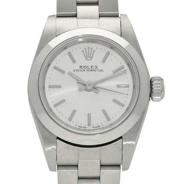 Oyster Perpetual 67180 - Ladies Watch - Silver Dial - 2000