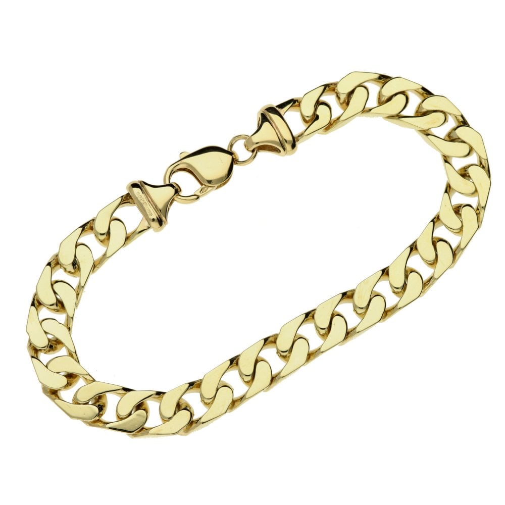 9ct Yellow Gold Curb Bracelet 8.5 inch - 37.0g